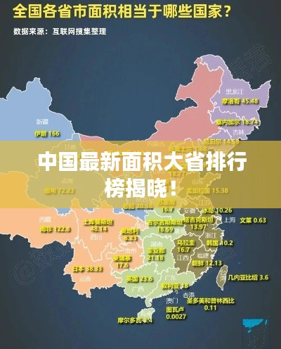 中國最新面積大省排行榜揭曉！