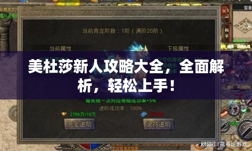 美杜莎新人攻略大全，全面解析，輕松上手！