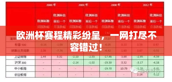 歐洲杯賽程精彩紛呈，一網(wǎng)打盡不容錯過！