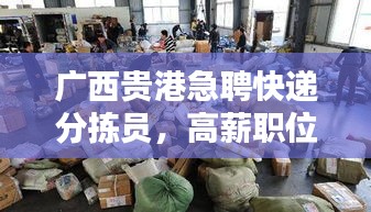 廣西貴港急聘快遞分揀員，高薪職位等你來挑戰(zhàn)！
