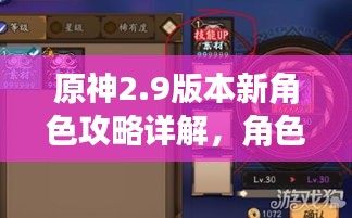 原神2.9版本新角色攻略詳解，角色評(píng)價(jià)與玩法指南