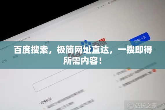 百度搜索，極簡(jiǎn)網(wǎng)址直達(dá)，一搜即得所需內(nèi)容！