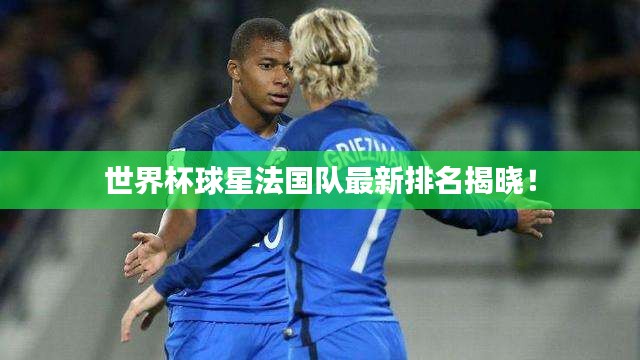 世界杯球星法國隊最新排名揭曉！