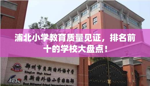 浦北小學(xué)教育質(zhì)量見證，排名前十的學(xué)校大盤點(diǎn)！