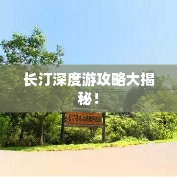 長汀深度游攻略大揭秘！