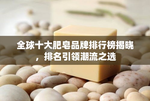 全球十大肥皂品牌排行榜揭曉，排名引領(lǐng)潮流之選