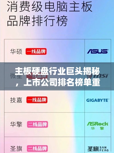 主板硬盤行業(yè)巨頭揭秘，上市公司排名榜單重磅出爐！