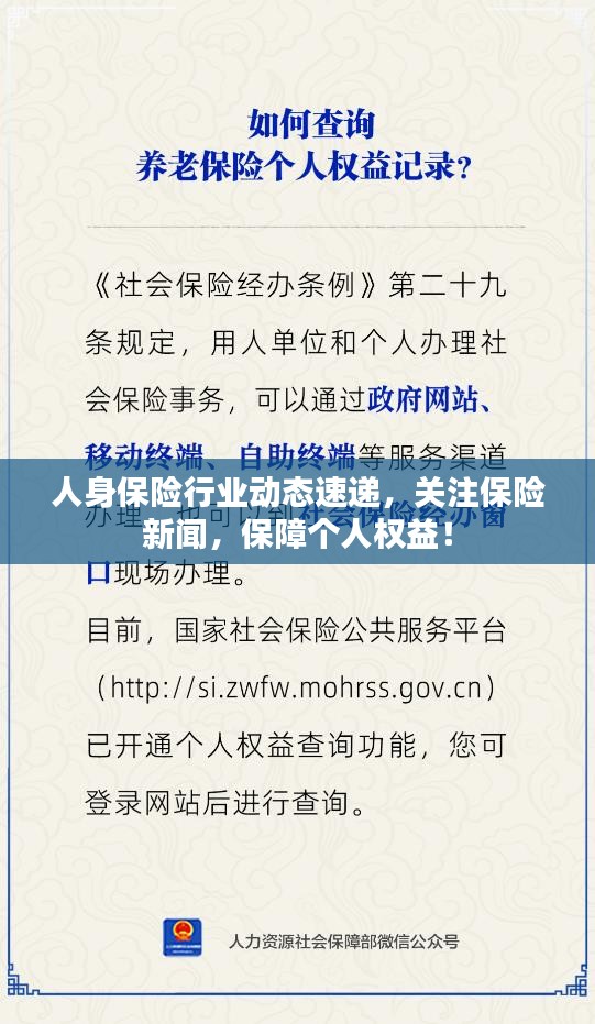 人身保險行業(yè)動態(tài)速遞，關(guān)注保險新聞，保障個人權(quán)益！