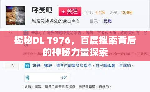 揭秘DL T976，百度搜索背后的神秘力量探索