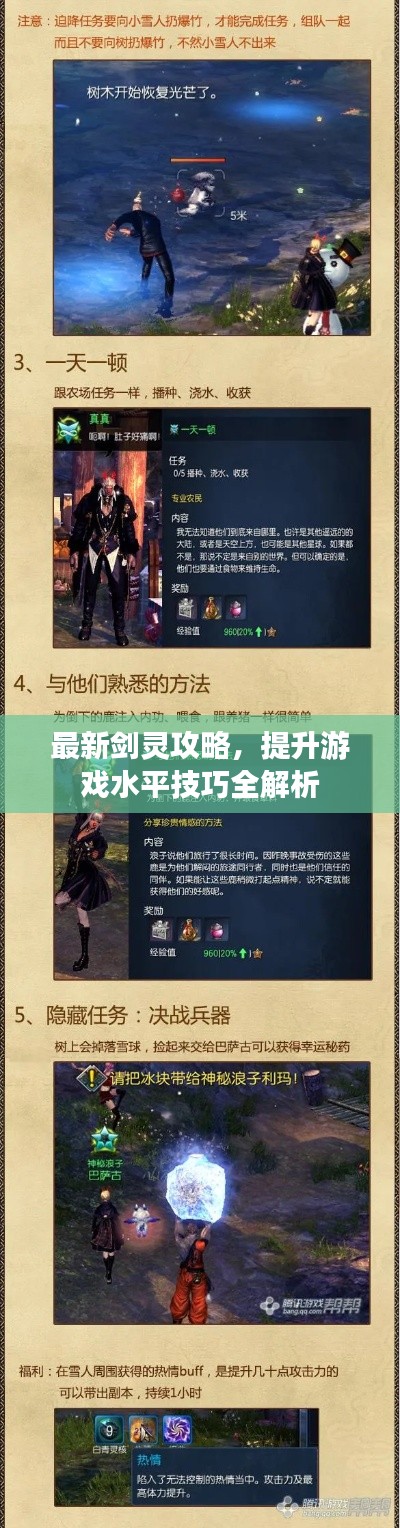 最新劍靈攻略，提升游戲水平技巧全解析