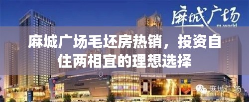 麻城廣場(chǎng)毛坯房熱銷(xiāo)，投資自住兩相宜的理想選擇
