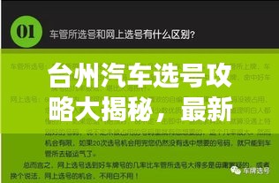 臺(tái)州汽車(chē)選號(hào)攻略大揭秘，最新技巧助你輕松挑選心儀車(chē)牌！