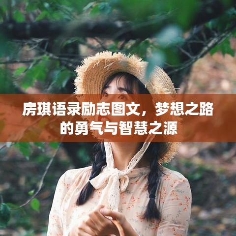 房琪語錄勵志圖文，夢想之路的勇氣與智慧之源