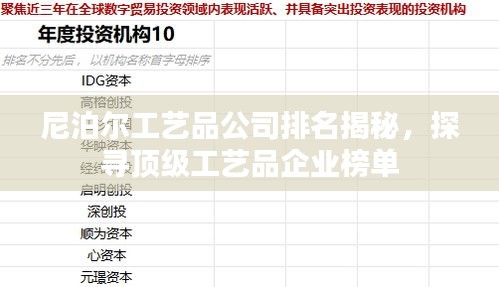 尼泊爾工藝品公司排名揭秘，探尋頂級工藝品企業(yè)榜單