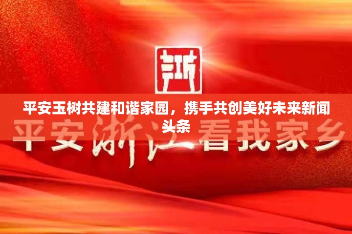 平安玉樹(shù)共建和諧家園，攜手共創(chuàng)美好未來(lái)新聞?lì)^條