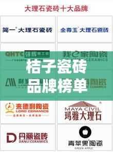 桔子瓷磚品牌榜單揭曉，十大熱門品牌排名一網(wǎng)打盡